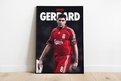 Steven Gerrard Poster Print