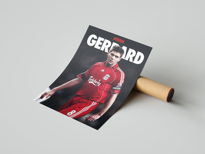 Steven Gerrard Poster Print