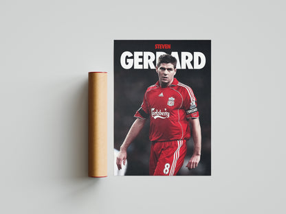 Steven Gerrard Poster Print