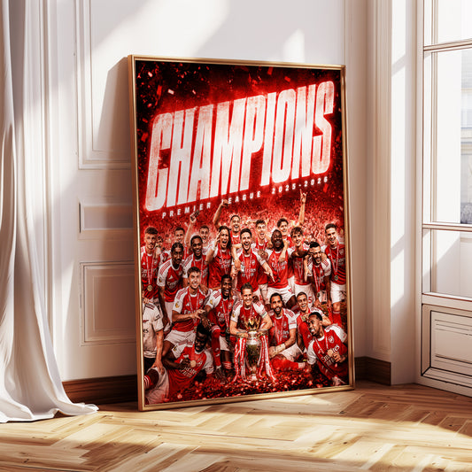 Arsenal "Champions" Poster