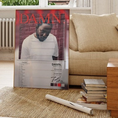 Kendrick Lamar "DAMN" Album Poster