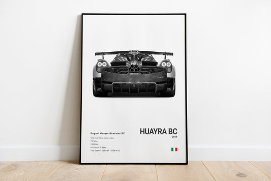 Pagani Huayra Roadster BC Poster Print