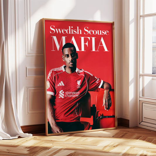 Alexander Isak "Swedish Scouse Mafia" Poster