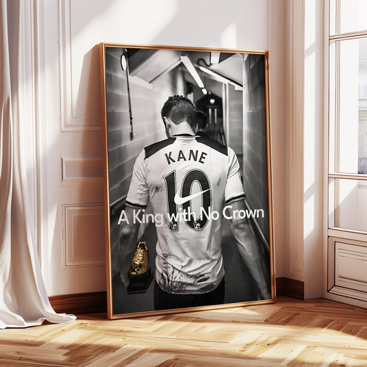 Harry Kane "A King With No Crown" Poster
