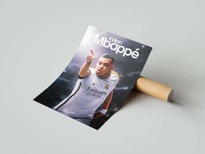 Kylian Mbappe Poster Print