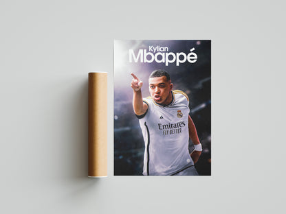 Kylian Mbappe Poster Print