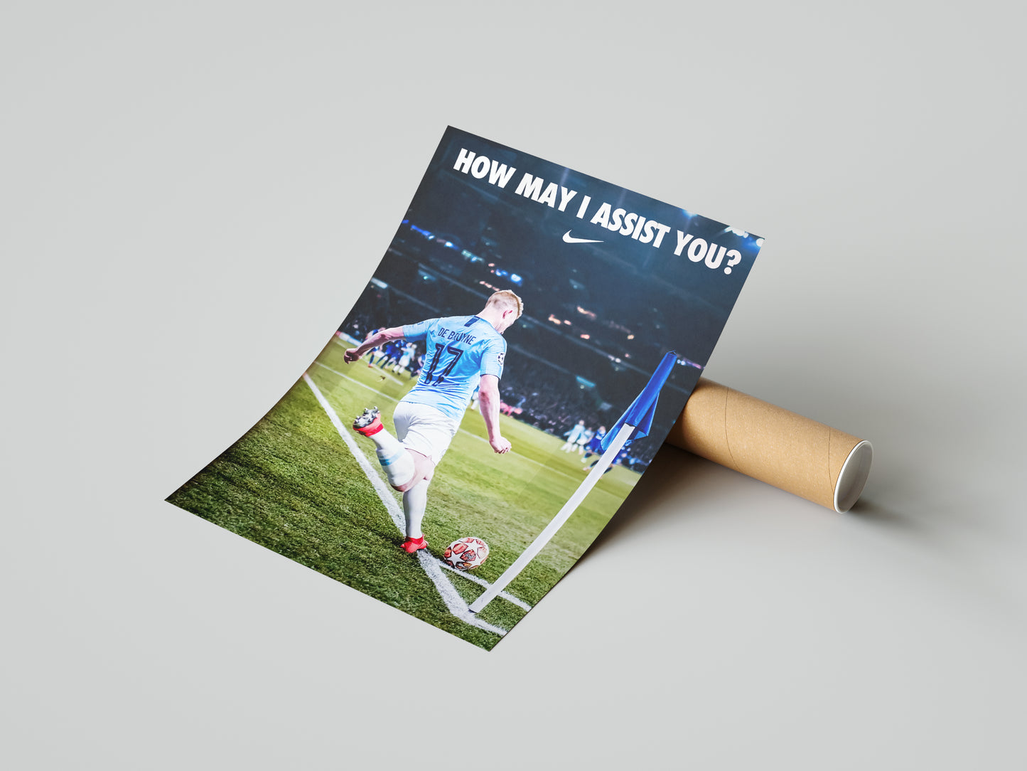 Kevin De Bruyne 'How May I Assist You' Poster