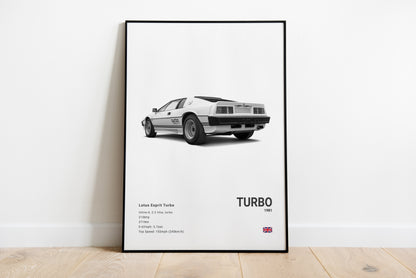 Lotus Esprit Turbo Poster Print