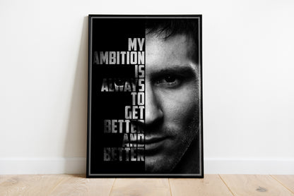 Lionel Messi Poster Print