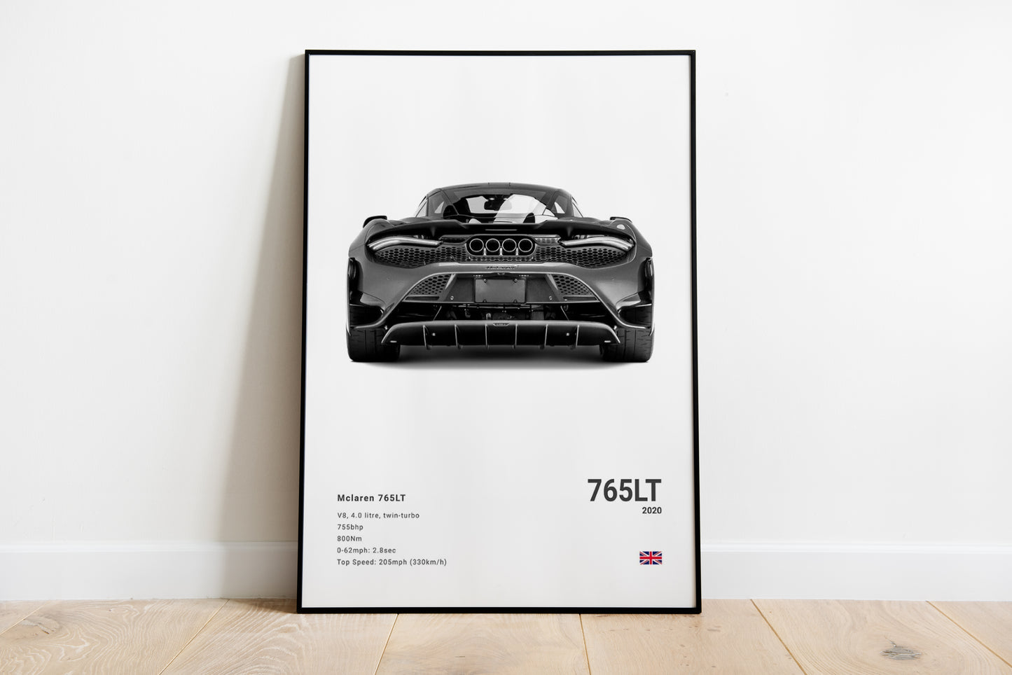 Mclaren 765LT Poster Print