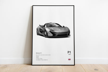 Mclaren P1 Poster Print