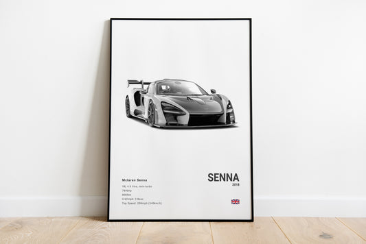 Mclaren Senna Poster Print