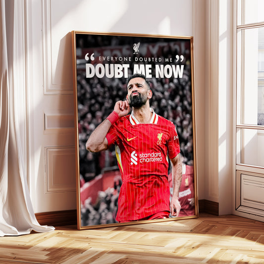 Mohamed Salah "Doubt Me Now" Poster