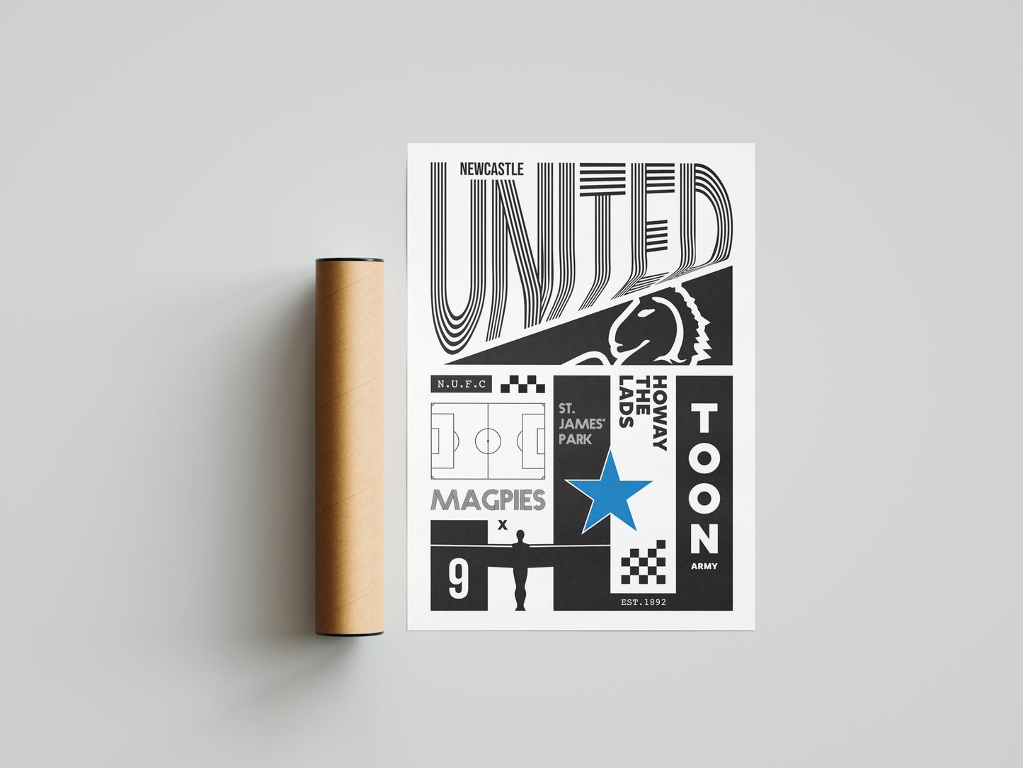 Newcastle United Poster Print