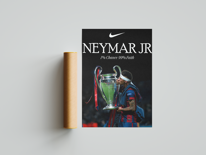 Neymar Poster Print