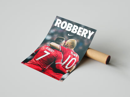 Robben & Ribery Poster Print