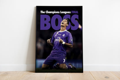 Cristiano Ronaldo "Final Boss" Poster Print