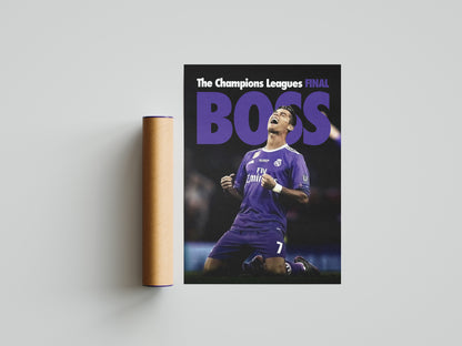 Cristiano Ronaldo "Final Boss" Poster Print