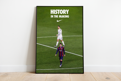 Messi & Ronaldo Poster Print