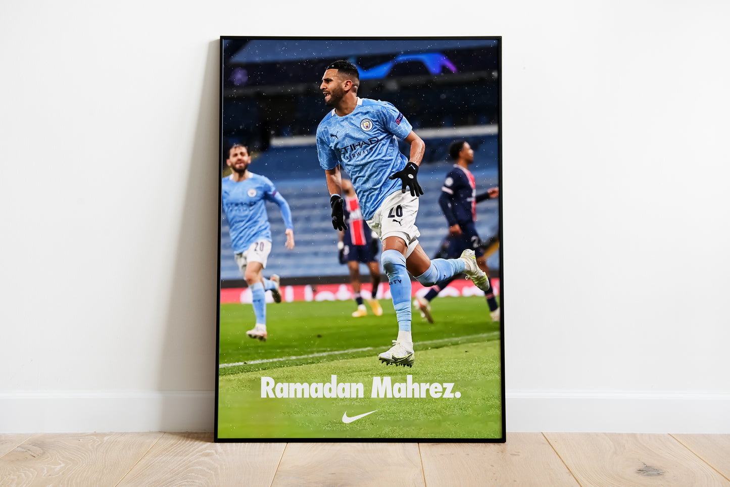 Riyad Mahrez Poster Print