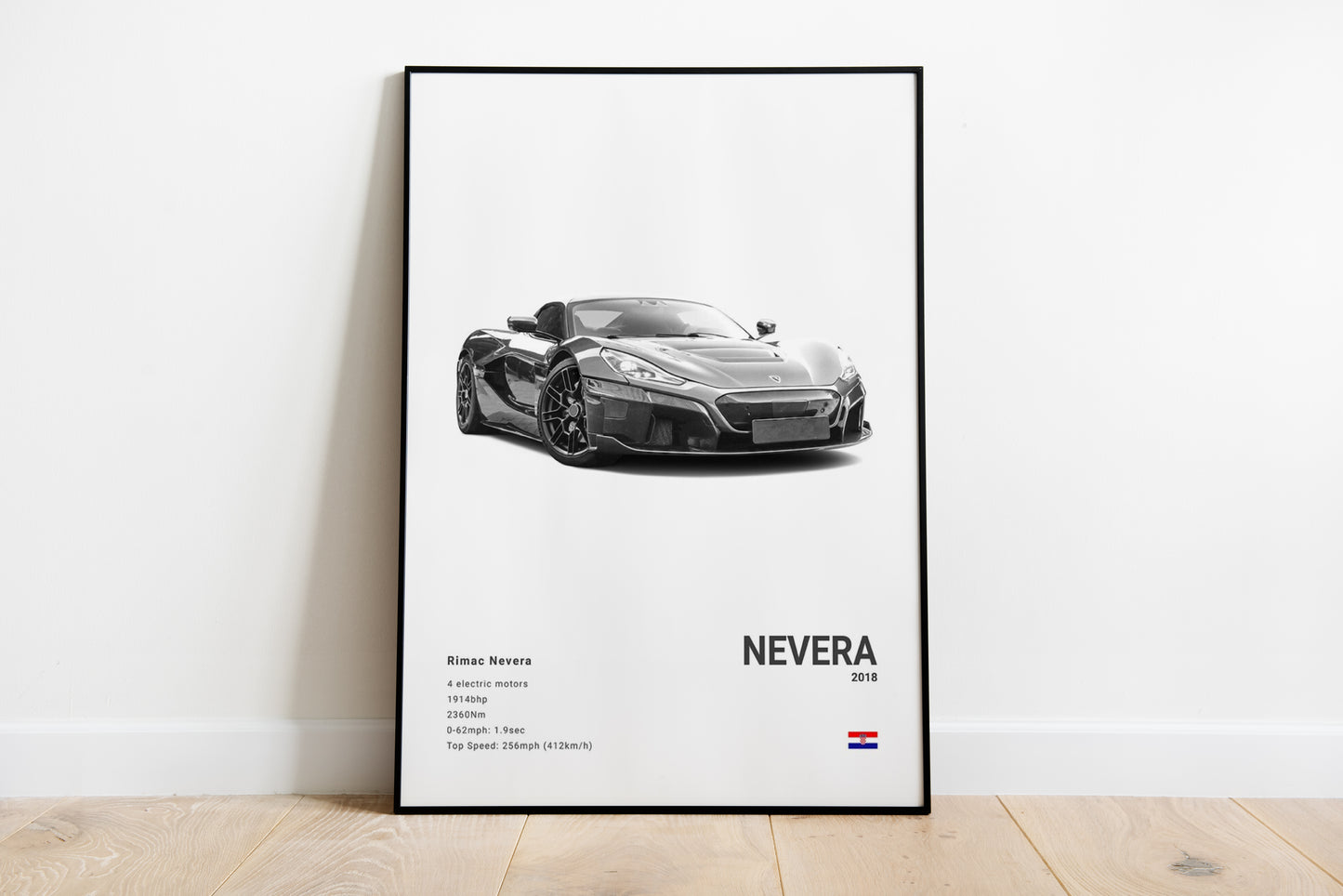 Rimac Nevera Poster Print