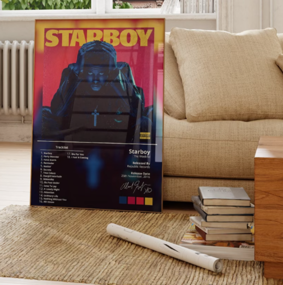 The Weeknd "Starboy" Album Poster