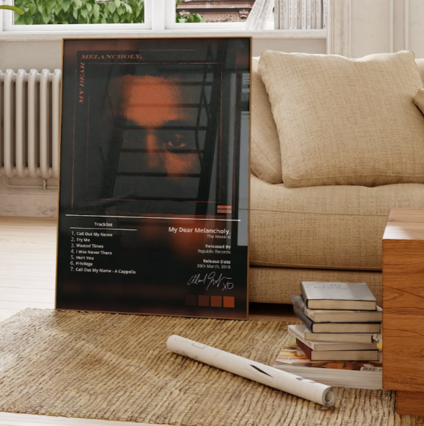 The Weeknd "My Dear Melancholy" Album Poster