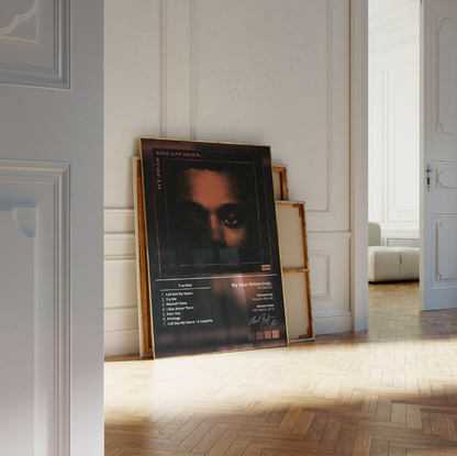 The Weeknd "My Dear Melancholy" Album Poster