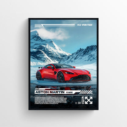 Aston Martin V12 Vantage Poster Print