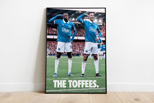 Doucoure & McNeil Everton Poster Print