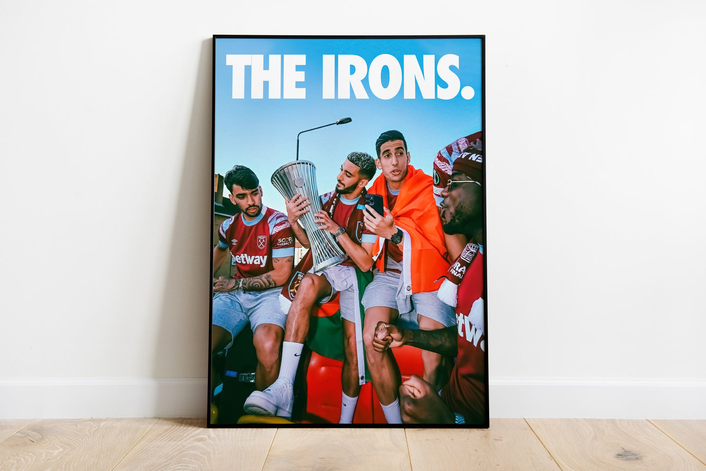 West Ham "The Irons" Poster Print