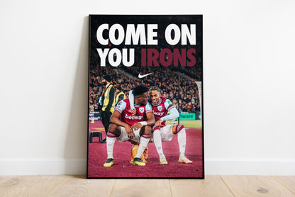 West Ham "Kudas & Summerville" Poster Print