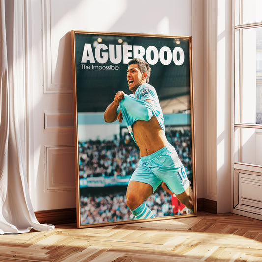 Sergio Aguero Poster