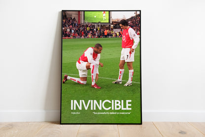 Arsenal "Invincible" Poster Print