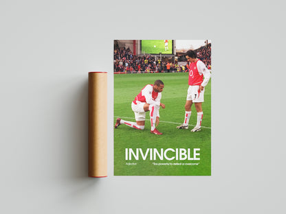 Arsenal "Invincible" Poster Print