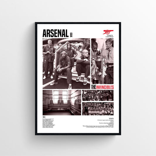 Arsenal "Invincible" Poster Print