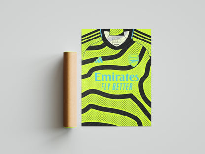 Arsenal Set Of 3 Shirt Poster Prints