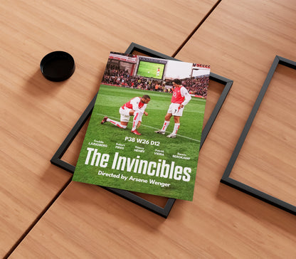 Arsenal 'Invincible' Poster
