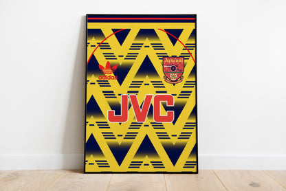 Arsenal Set Of 3 Shirt Poster Prints