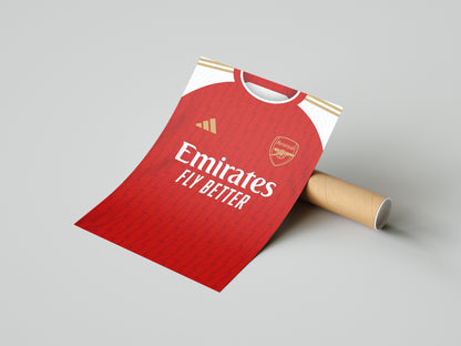 Arsenal Set Of 3 Shirt Poster Prints