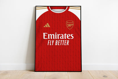 Arsenal Set Of 3 Shirt Poster Prints