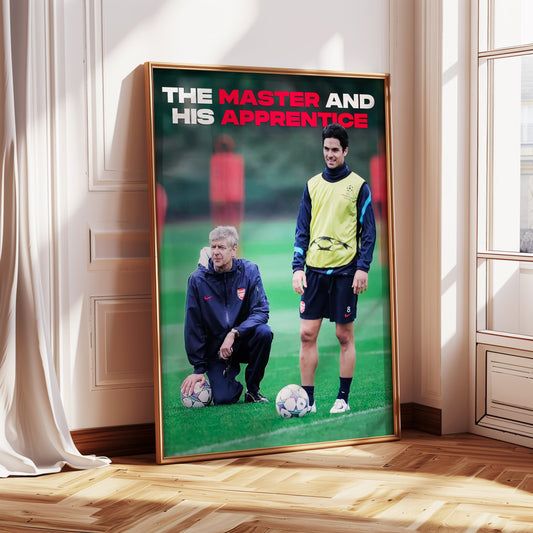 Mikel Arteta & Arsene Wenger Poster