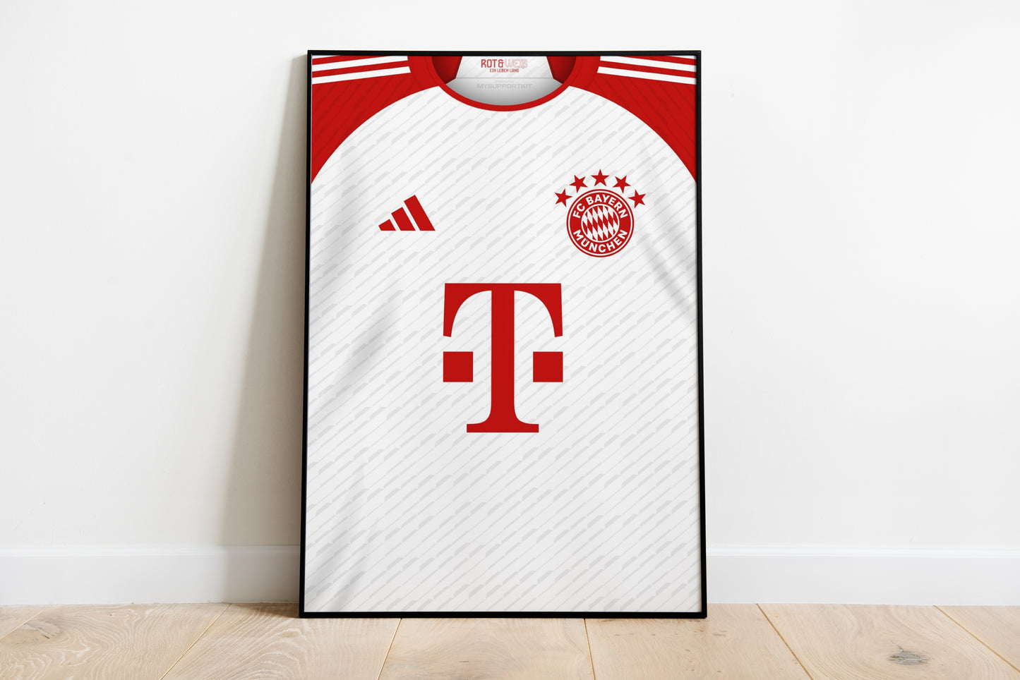 Bayern Munich Away Shirt Poster Print