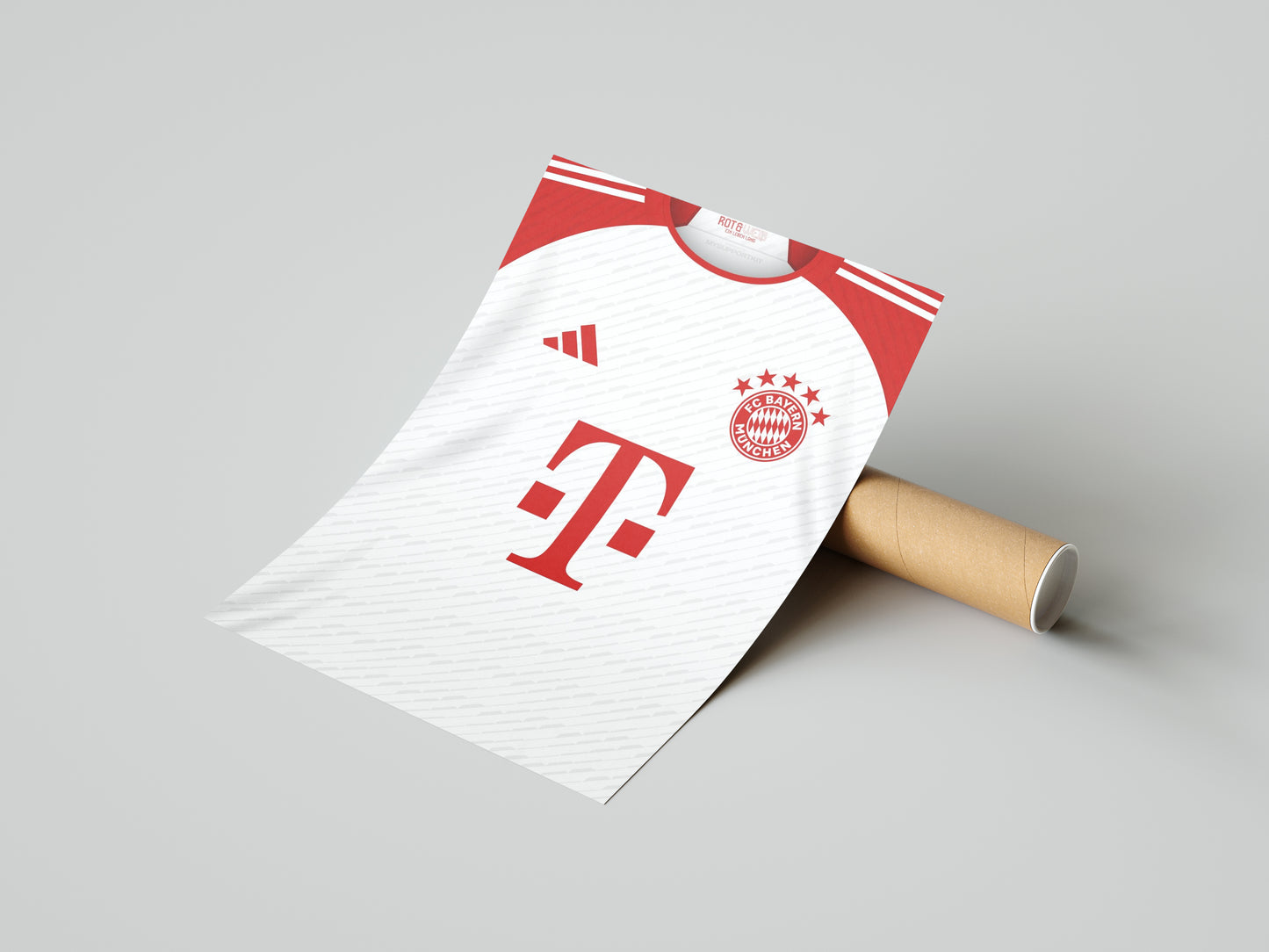 Bayern Munich Away Shirt Poster Print