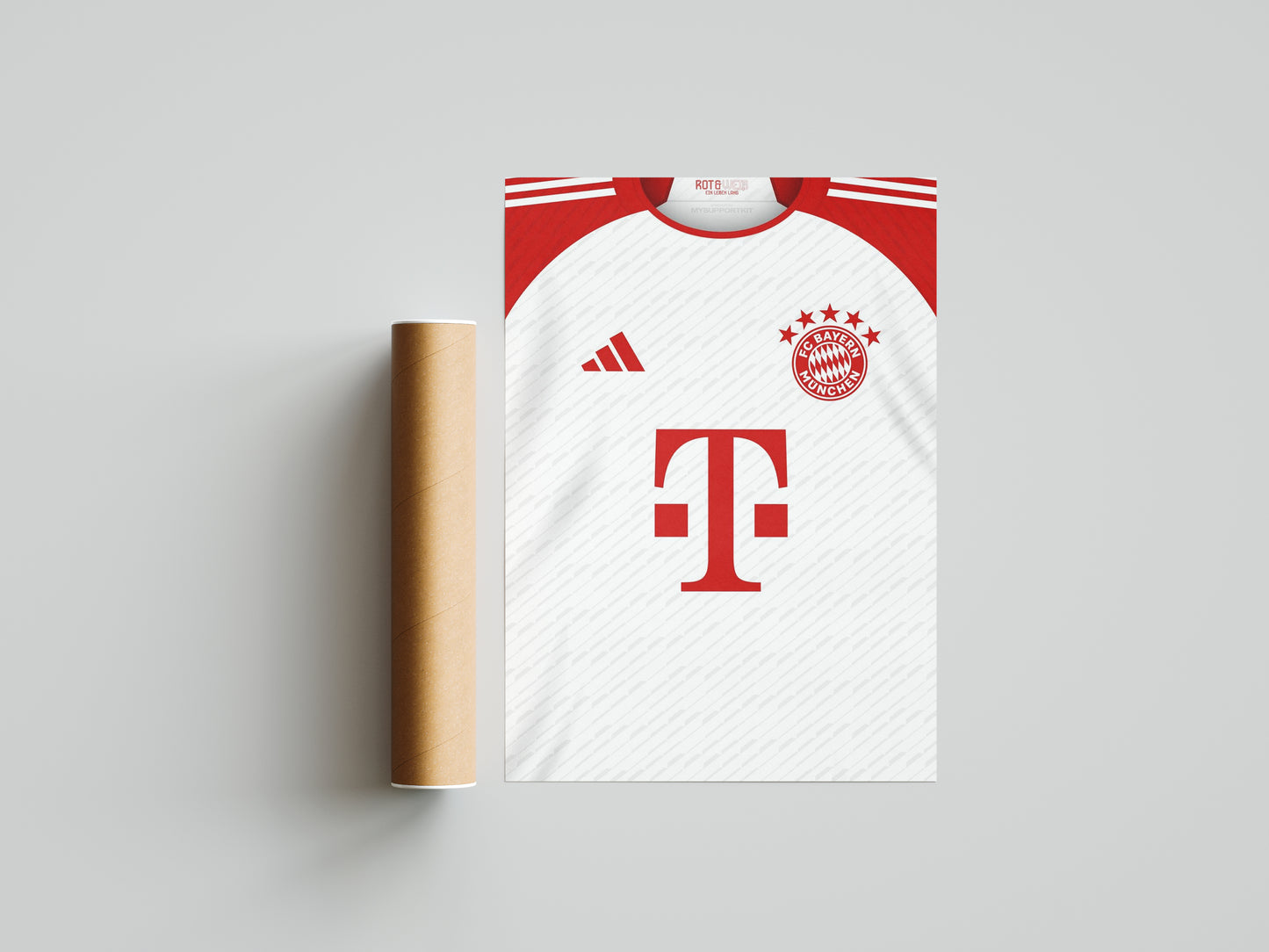 Bayern Munich Away Shirt Poster Print