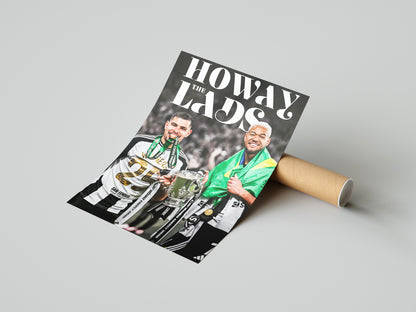 Bruno Guimaraes & Joelinton "Howay the Lads" Poster