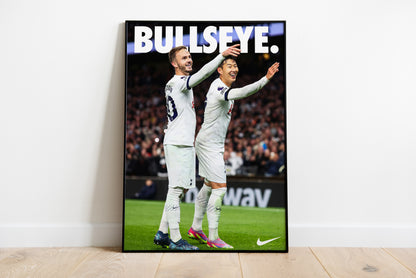 Son Heung-min & James Maddison "Bullseye" Poster Print