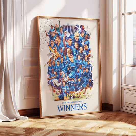 Chelsea Conference League 2024-2025 Poster
