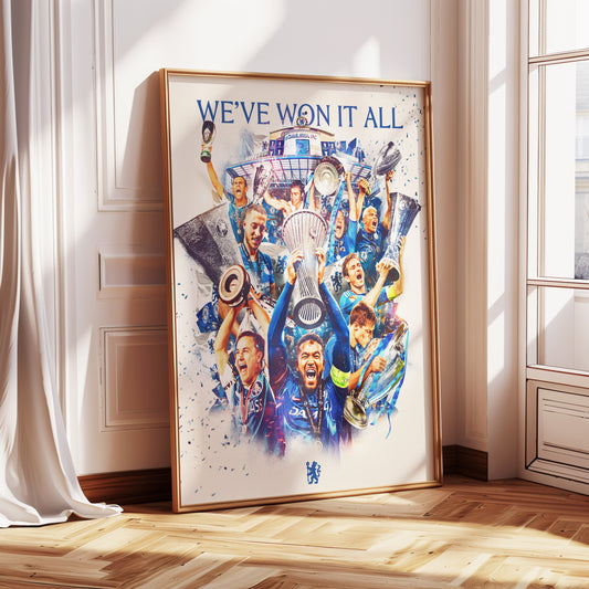 Chelsea "Won It All" Poster