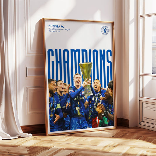 Chelsea Conference League 2024-2025 Poster